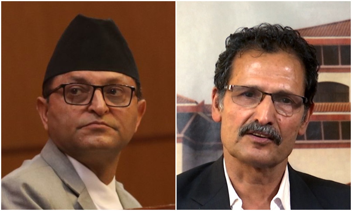 Timalsina (L) and Sapkota